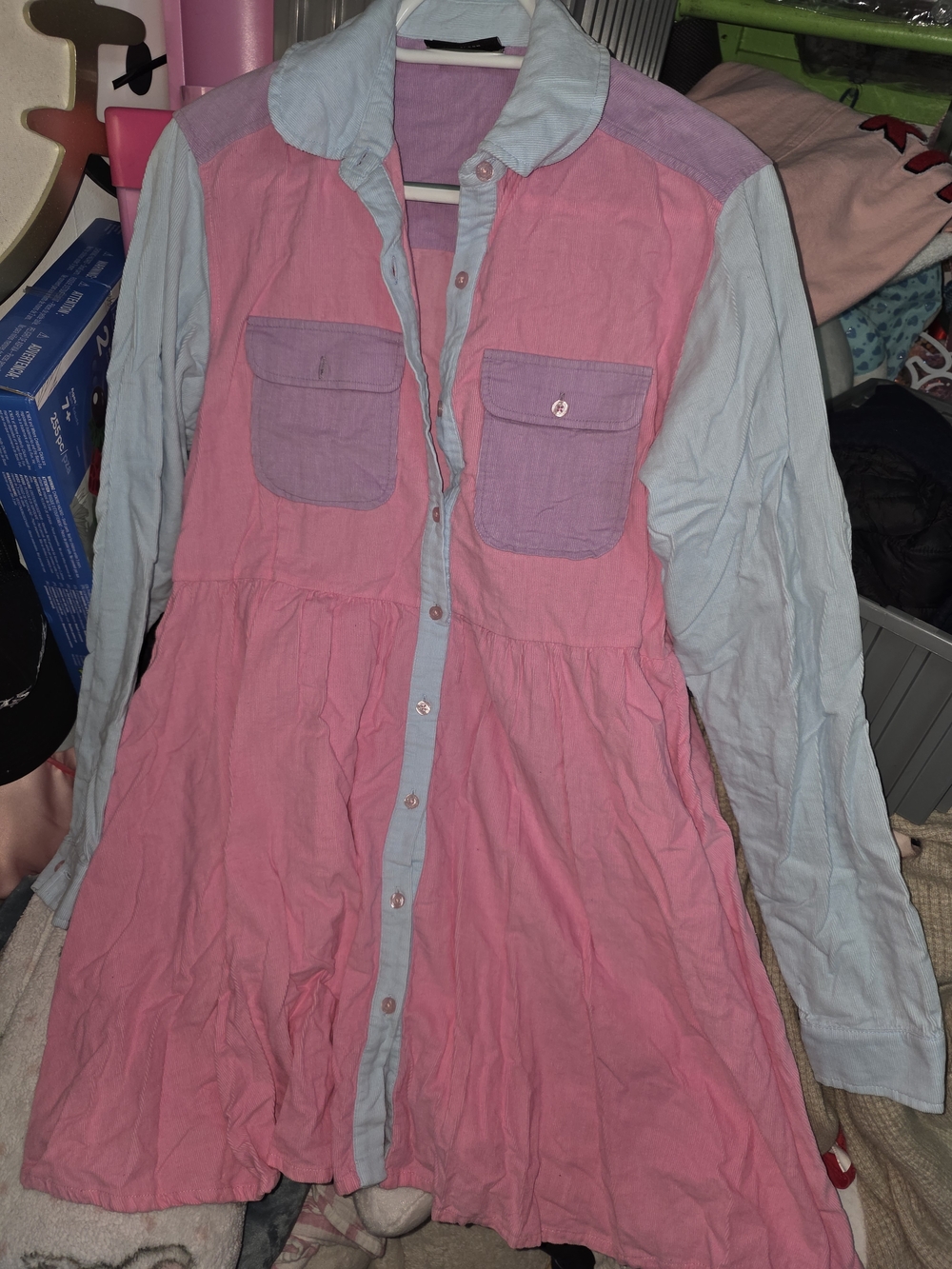 LAZY OAF PASTEL COLORBLOCK DRESS